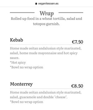   at Veganitessen in Sevilla