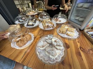 Let them eat cake   at Veganitessen in Sevilla