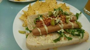 Hot Dog at Veganitessen in Sevilla
