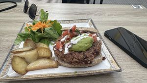 Tex mex burger  at Veganitessen in Sevilla