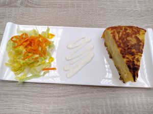 Tortilla classica at Veganitessen in Sevilla