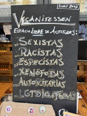   at Veganitessen in Sevilla