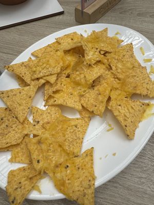 Vegan nachos made for kids  at Veganitessen in Sevilla