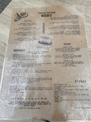 Menu  at Veganitessen in Sevilla
