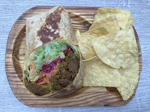 Kebab wrap  at Veganitessen in Sevilla