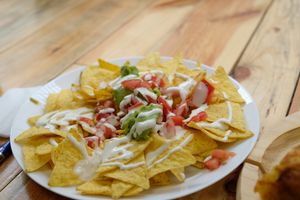 Nachos Rancheros at Veganitessen in Sevilla