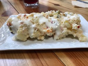 Potato salad at Veganitessen in Sevilla