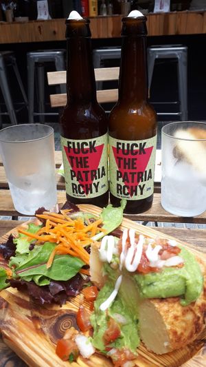 Tortilla Mexicana at Veganitessen in Sevilla