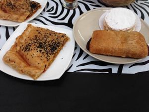empanada de vegetables / veggie Patty.  at Veganitessen in Sevilla
