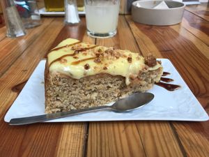 Carrot cake  at Veganitessen in Sevilla