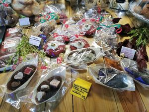 Christmas sweets at Veganitessen in Sevilla