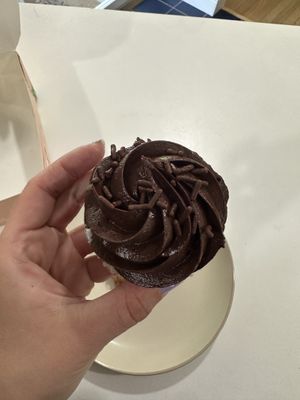 Double chocolate cupcakees  at For Goodness Cakes - Food Truck in Baiting Hollow