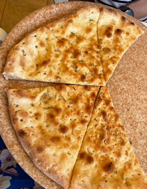 Focaccia   at Le Palme in Limone Sul Garda