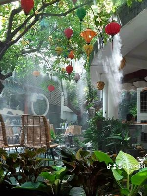 Nhà hàng chay sân vườn rất nhiều view , không gian đẹp . Món ăn cực kỳ ngon  đẹp mắt at Zenhouse in Ho Chi Minh City