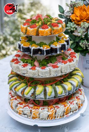 THÁP SUSHI CHAY TẠI ZENHOUSE CHƯA BAO GIỜ HẾT HOT

5 tầng

Bánh sinh nhật Sushi chay là lựa chọn đặc sắc, mới lạ, đầy ý nghĩa, mang đến trả at Zenhouse in Ho Chi Minh City