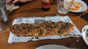 Cocas vegana at Bar España in Mallorca