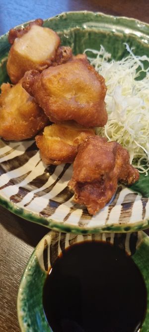 Fried tofu at Yamamotoya in Nagoya