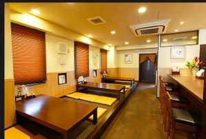 
It is a Japanese-style seat. at Yamamotoya in Nagoya