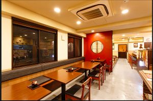 
Table seat at Yamamotoya in Nagoya