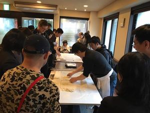 We have an experience plan to make udon! at Yamamotoya in Nagoya