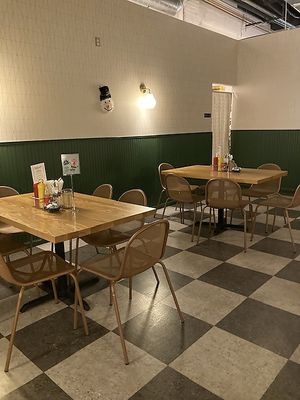 Seating  at Good Company in Cleveland