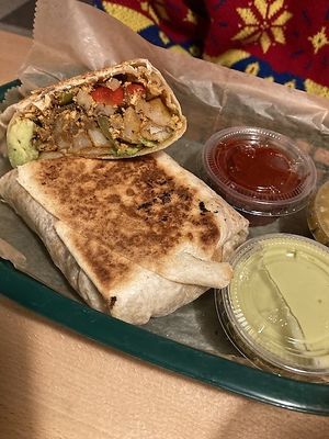 Vegan breakfast burrito  at Good Company in Cleveland