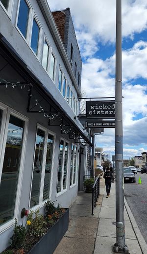 On the street   at Wicked Sisters in Baltimore