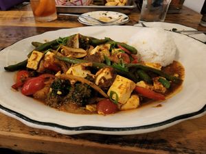 Tofu Vindaloo  at Wicked Sisters in Baltimore