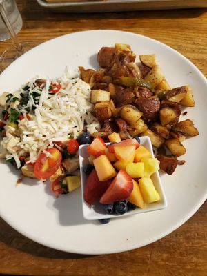 Spinach tofu scramble at Wicked Sisters in Baltimore