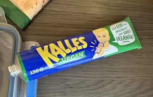 The same tube was available at the breakfast buffet   at Scandic No 25 in Gothenburg