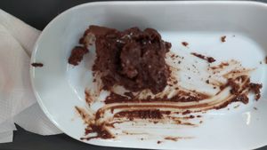 Tarta de chocolate ,riquísima at Alfacinha in Braga