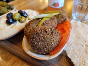 Falafels at Downtown Deli in Gothenburg