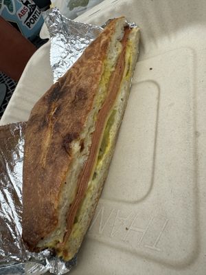 Vegan Cuban panini   at Roland Park Bagels in Baltimore