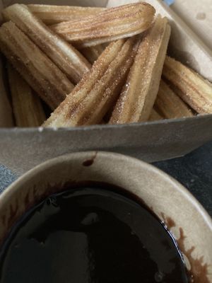 Vegan churros to go   at Frittenwerk - Kaiserstraße in Frankfurt