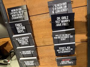 postcards  at Frittenwerk - Kaiserstraße in Frankfurt