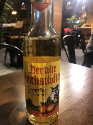 Apple wine at Frittenwerk - Kaiserstraße in Frankfurt