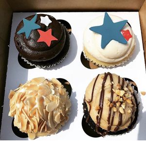 Fourth of July cupcakes at Sticky Fingers Bakery in Washington