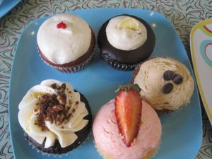 Cupcakes. Of course at Sticky Fingers Bakery in Washington