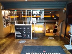 Waiting area at Wagamama - S King St in Dublin