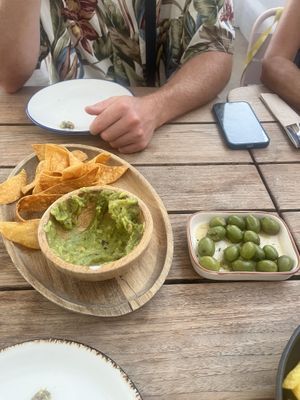 Delicious guac   at La Más Bonita in Valencia