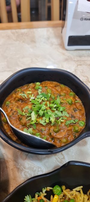 The mushroom curry at Jai Jinendra in Pattaya