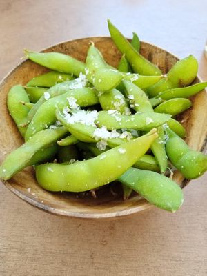 edamame at Oreno Ramen in Vienna