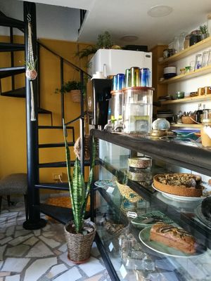 Fina is a small cozy place with delicious coffee, cakes, shakes and handcrafted ecofriendly products  at Fina in Beirut