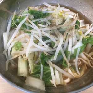 Sesame paste noodles at Xiǎo Shàn Shū Shí 小善蔬食 in Taichung
