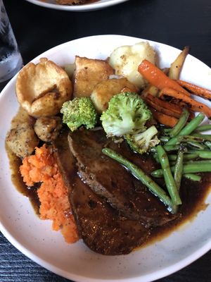 Vegan Sunday roast dinner  at The Black Phoenix in Southampton