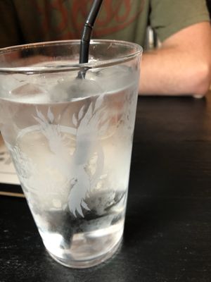 Ice cold tap water  at The Black Phoenix in Southampton
