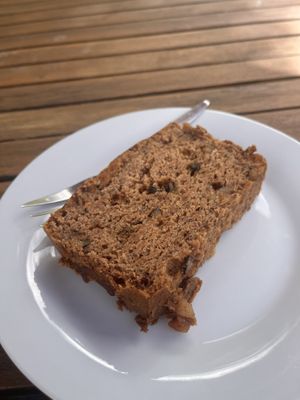 Banana cake  at Big Love Cafe in Sunshine Coast