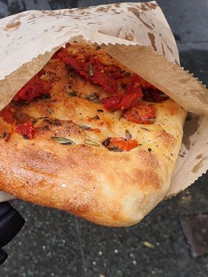 Focaccia - Puffy, crusty, oily (in a good way), tasty at Oh My Days in Glebe