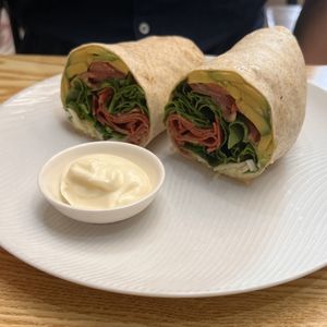 Breakfast burrito   at Oh My Days in Glebe