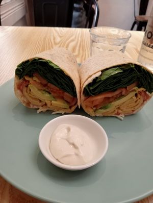 Breakfast burrito at Oh My Days in Glebe